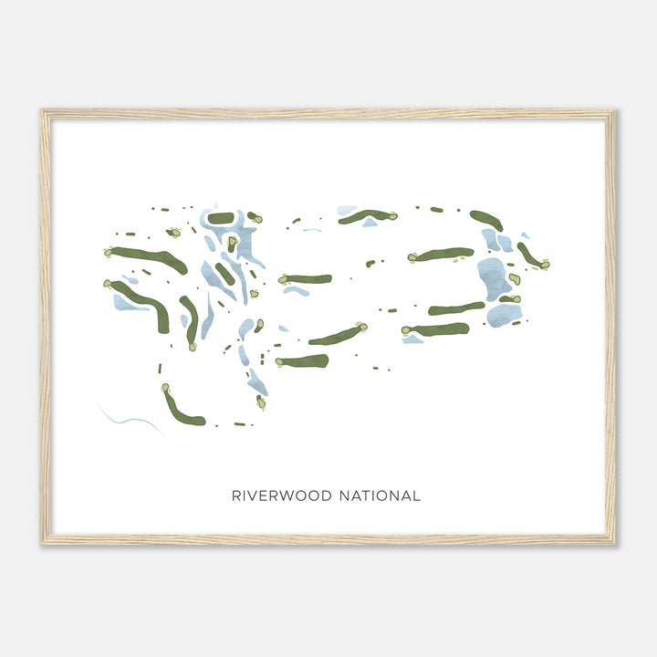 Print of Riverwood National Modern Map