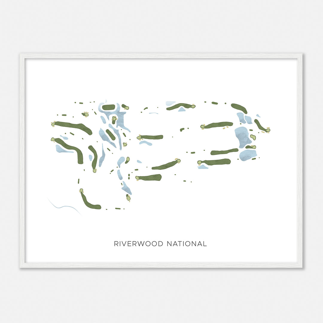 Print of Riverwood National Modern Map