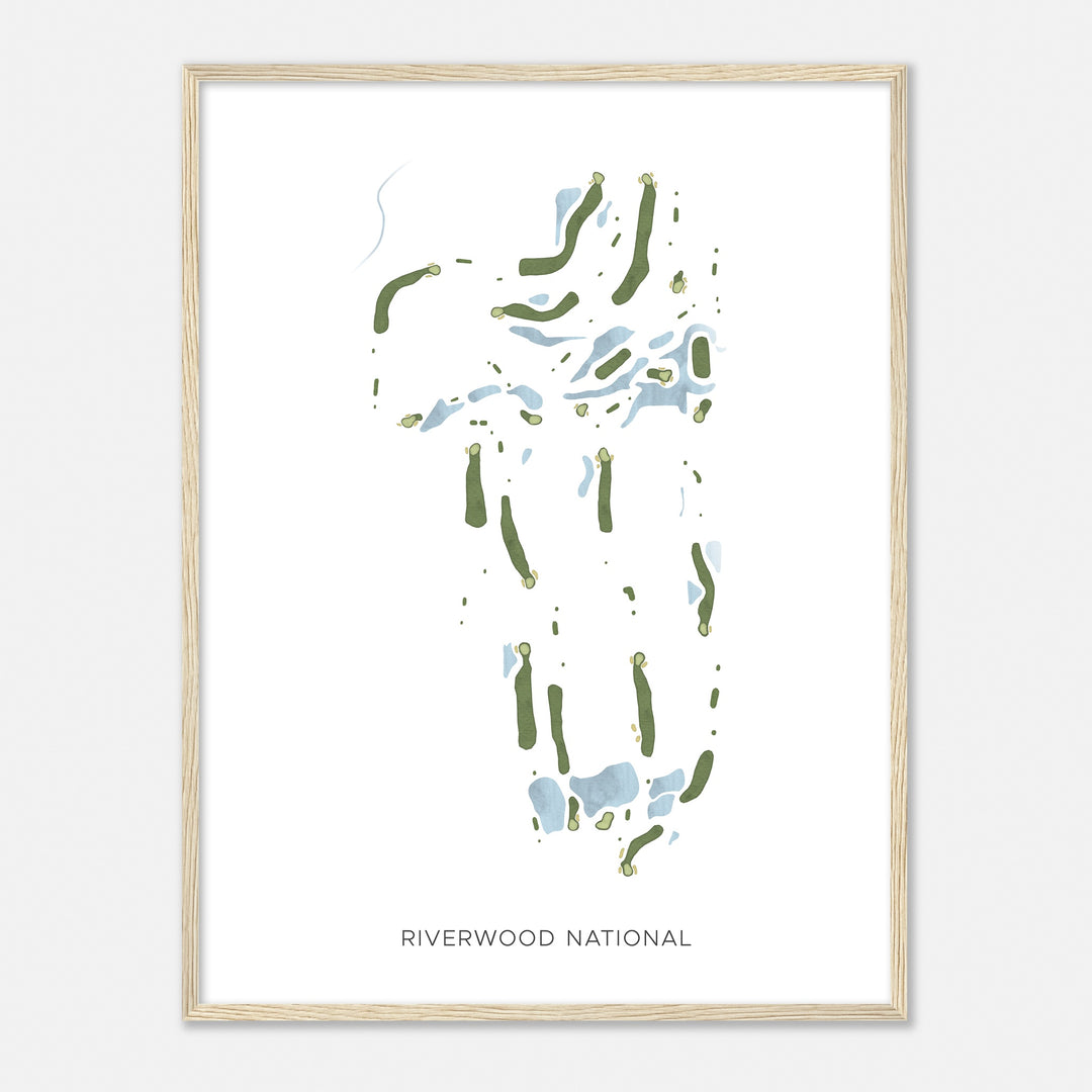 Print of Riverwood National Modern Map