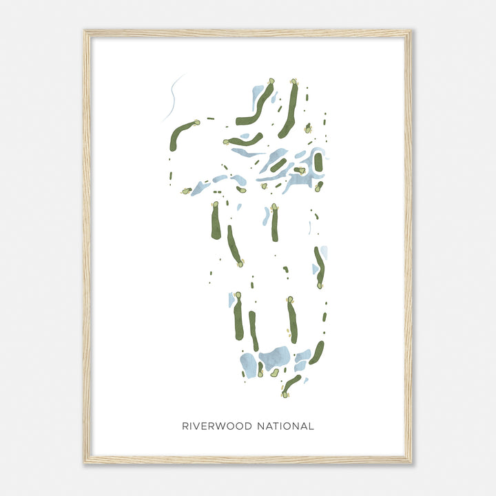 Print of Riverwood National Modern Map