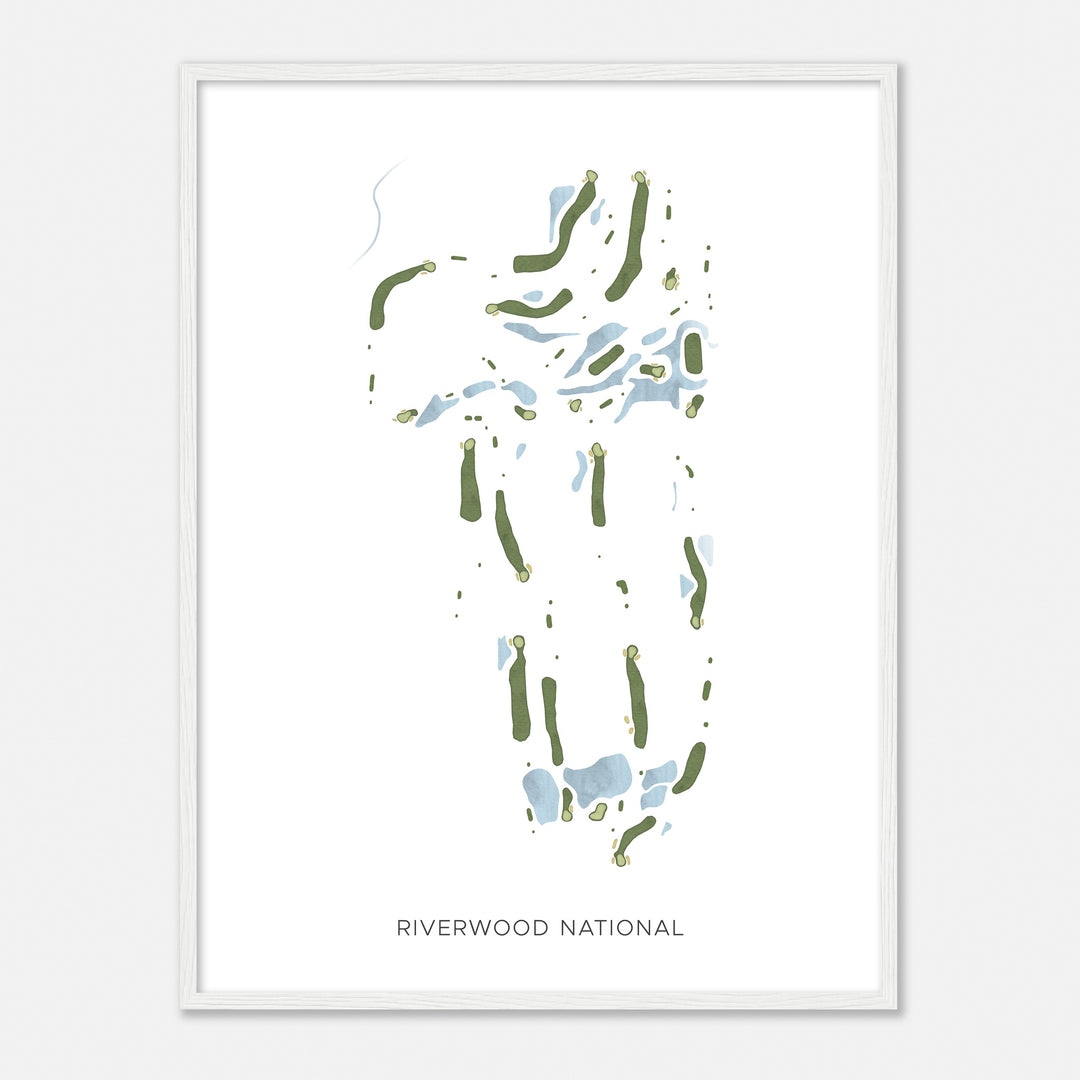 Print of Riverwood National Modern Map