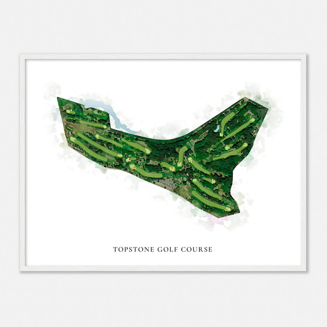 Print of Topstone Golf Course Classic Map