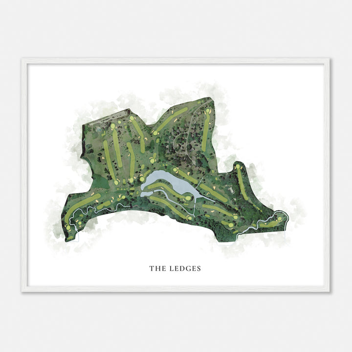 Print of The Ledges Classic Map