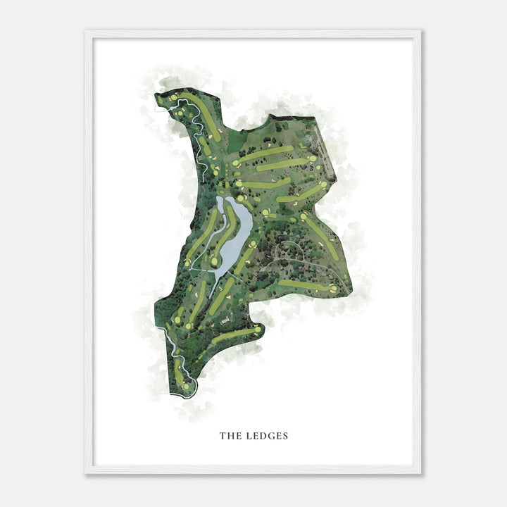 Print of The Ledges Classic Map