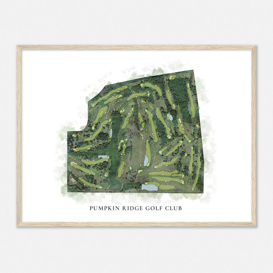 Print of Pumpkin Ridge Golf Club Classic Map