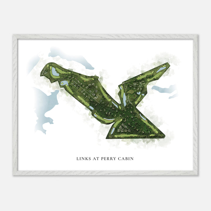 Print of Links At Perry Cabin Classic Map