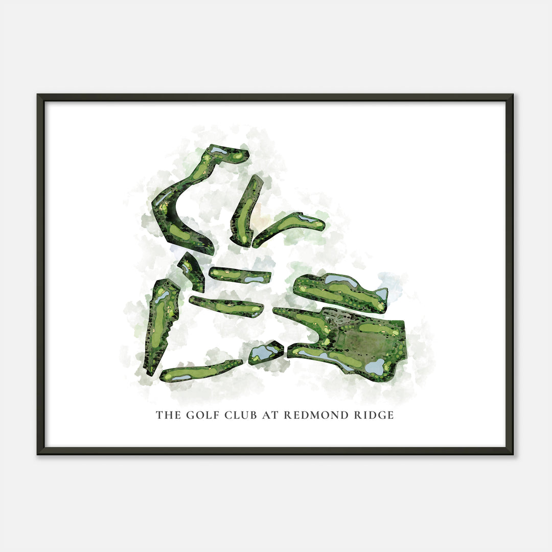 Print of The Golf Club At Redmond Ridge Classic Map