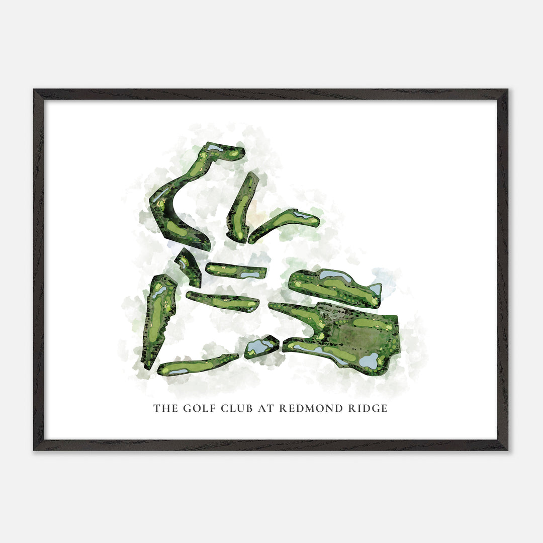 Print of The Golf Club At Redmond Ridge Classic Map