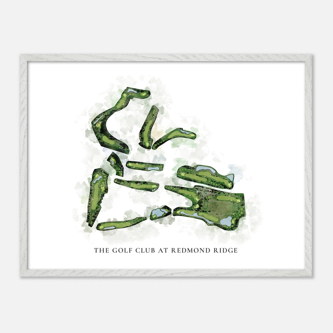 Print of The Golf Club At Redmond Ridge Classic Map