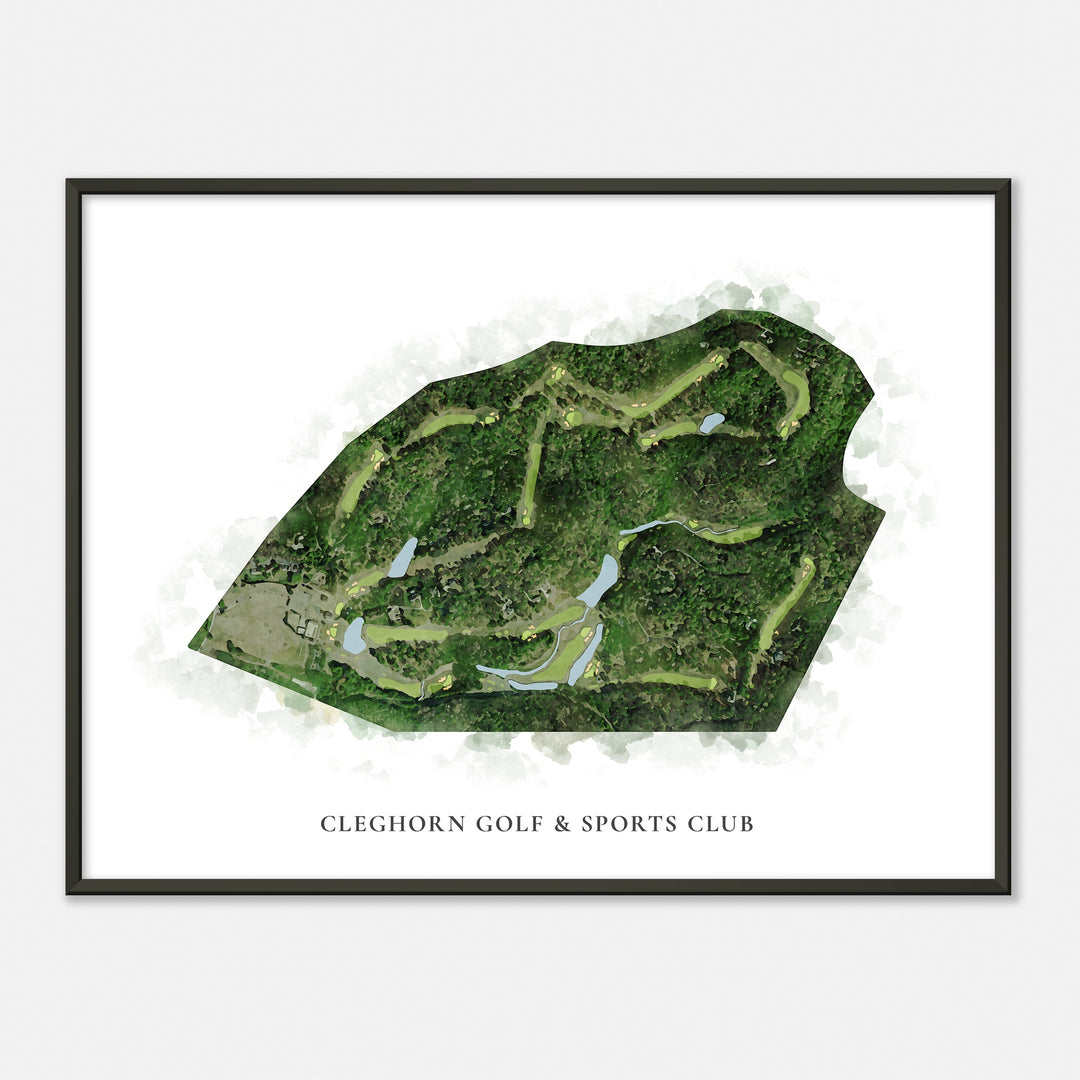 Print of Cleghorn Golf & Sports Club Classic Map