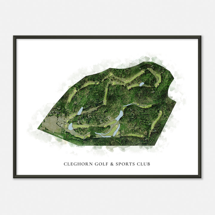 Print of Cleghorn Golf & Sports Club Classic Map