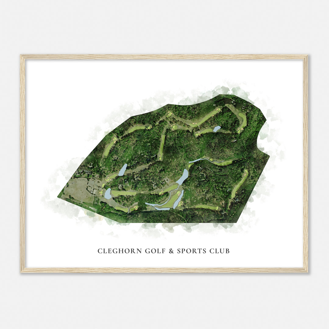 Print of Cleghorn Golf & Sports Club Classic Map