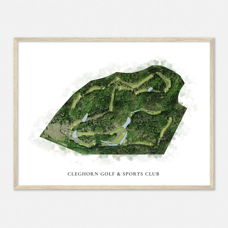 Print of Cleghorn Golf & Sports Club Classic Map