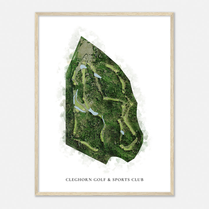 Print of Cleghorn Golf & Sports Club Classic Map