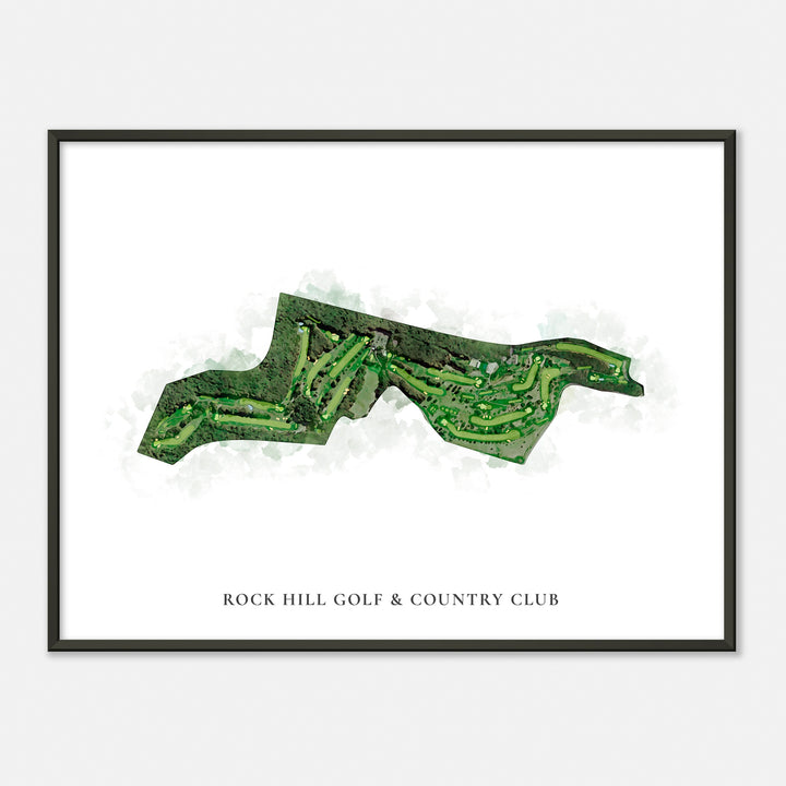 Print of Rock Hill Golf & Country Club Classic Map