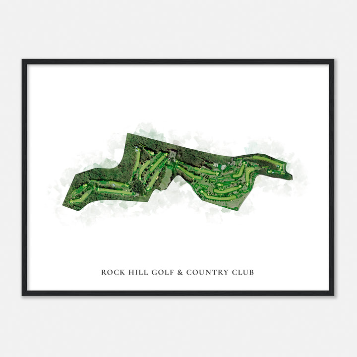 Print of Rock Hill Golf & Country Club Classic Map