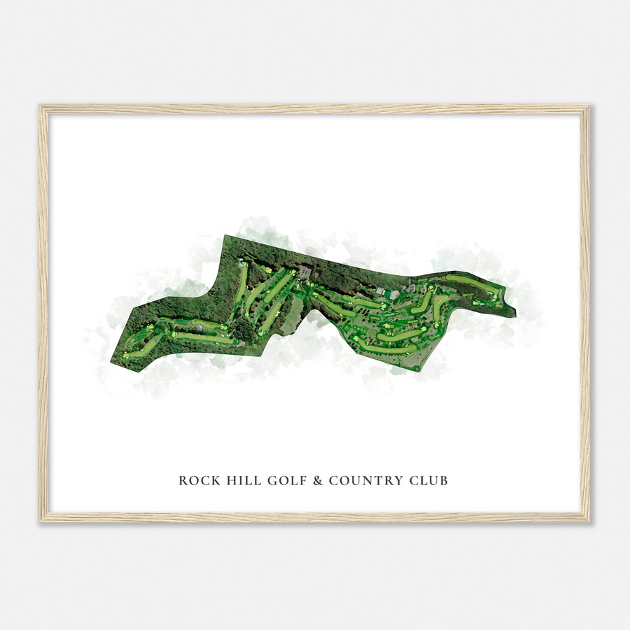 Print of Rock Hill Golf & Country Club Classic Map