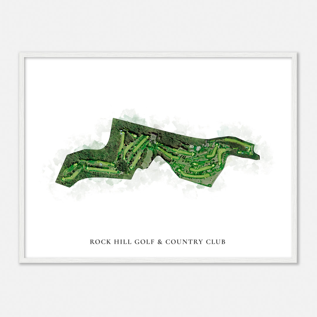 Print of Rock Hill Golf & Country Club Classic Map