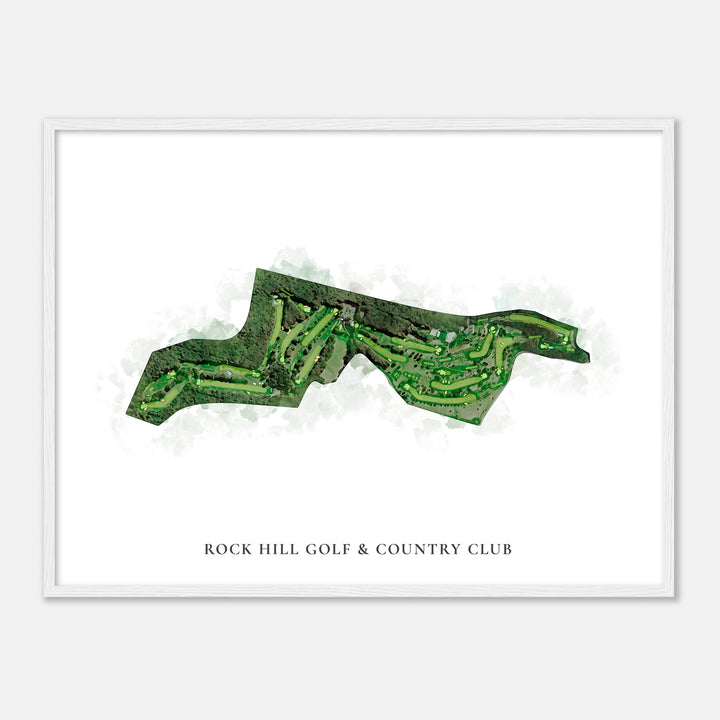 Print of Rock Hill Golf & Country Club Classic Map