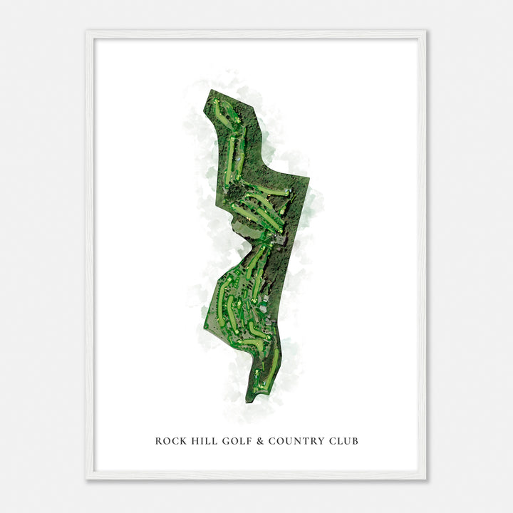 Print of Rock Hill Golf & Country Club Classic Map