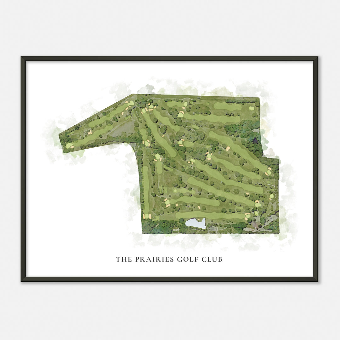 Print of The Prairies Golf Club Classic Map