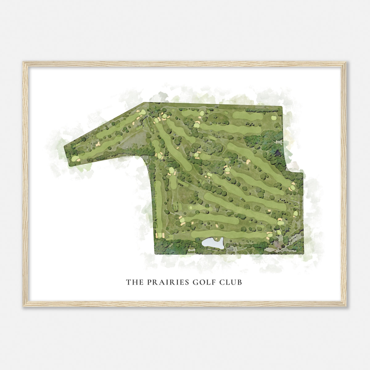 Print of The Prairies Golf Club Classic Map