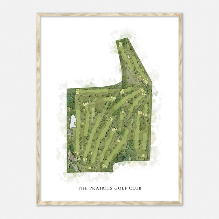 Print of The Prairies Golf Club Classic Map