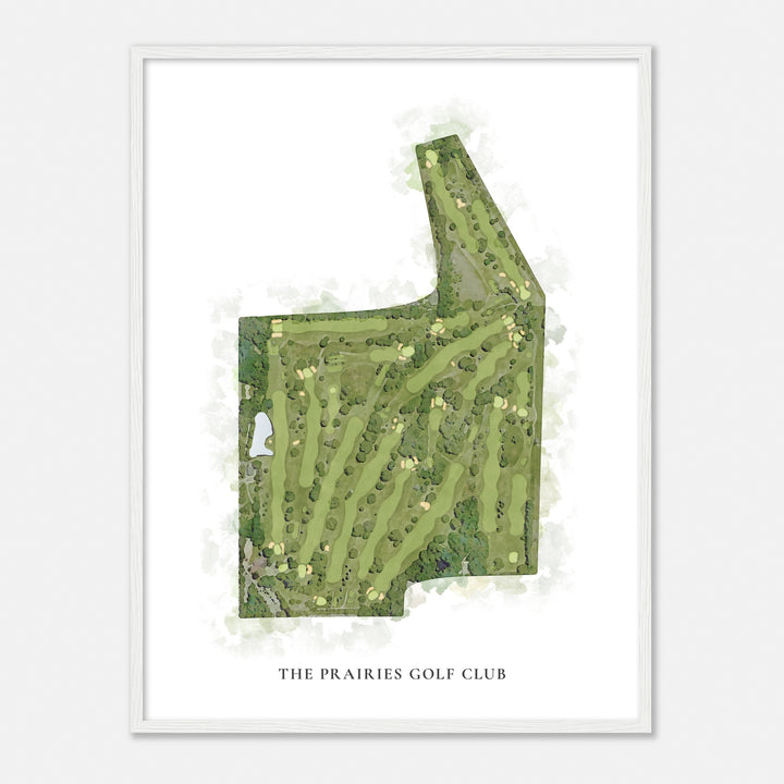 Print of The Prairies Golf Club Classic Map