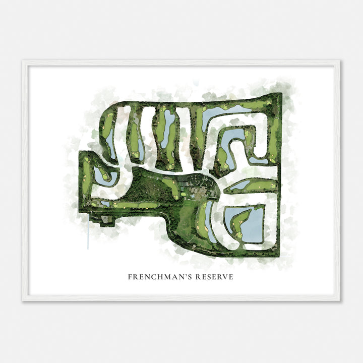 Print of Frenchman'S Reserve Classic Map