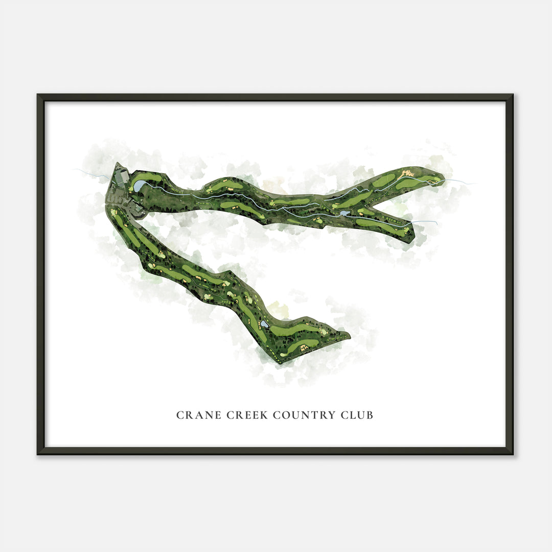 Print of Crane Creek Country Club Classic Map