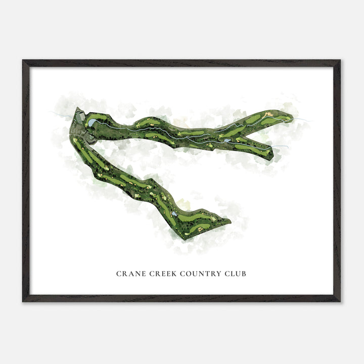Print of Crane Creek Country Club Classic Map