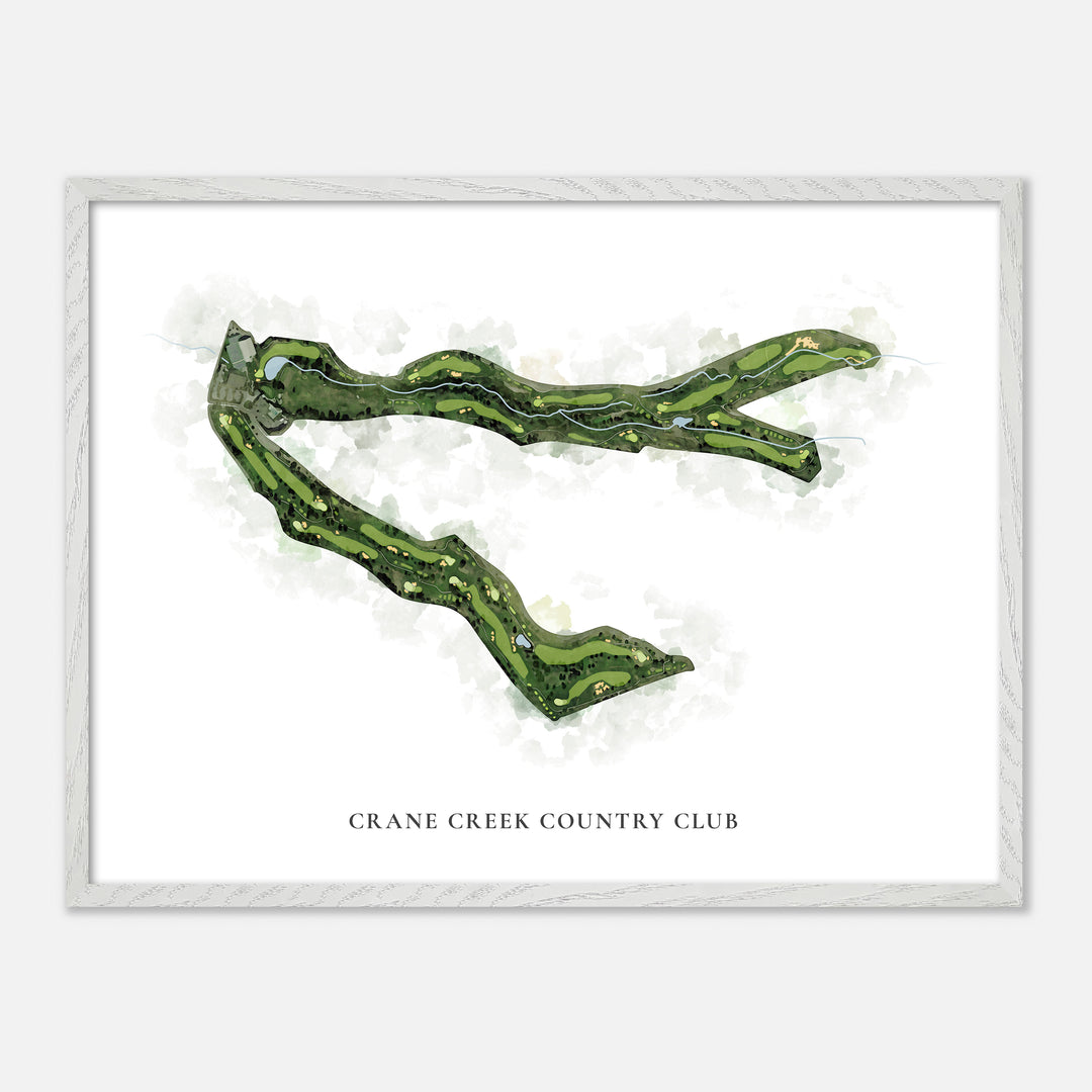 Print of Crane Creek Country Club Classic Map