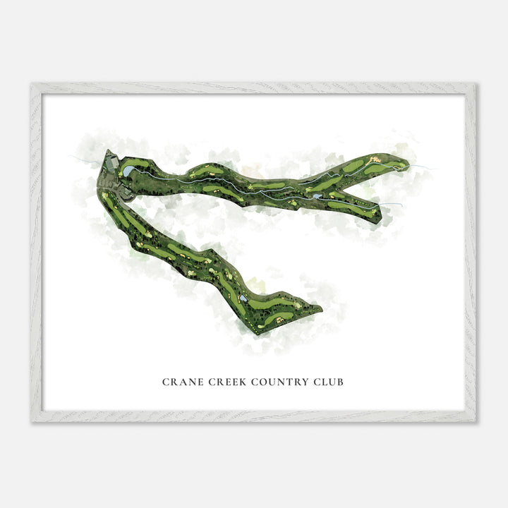 Print of Crane Creek Country Club Classic Map