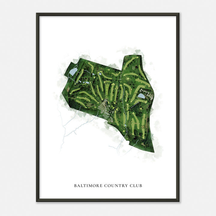 Print of Baltimore Country Club Classic Map