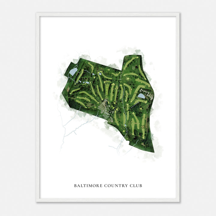Print of Baltimore Country Club Classic Map