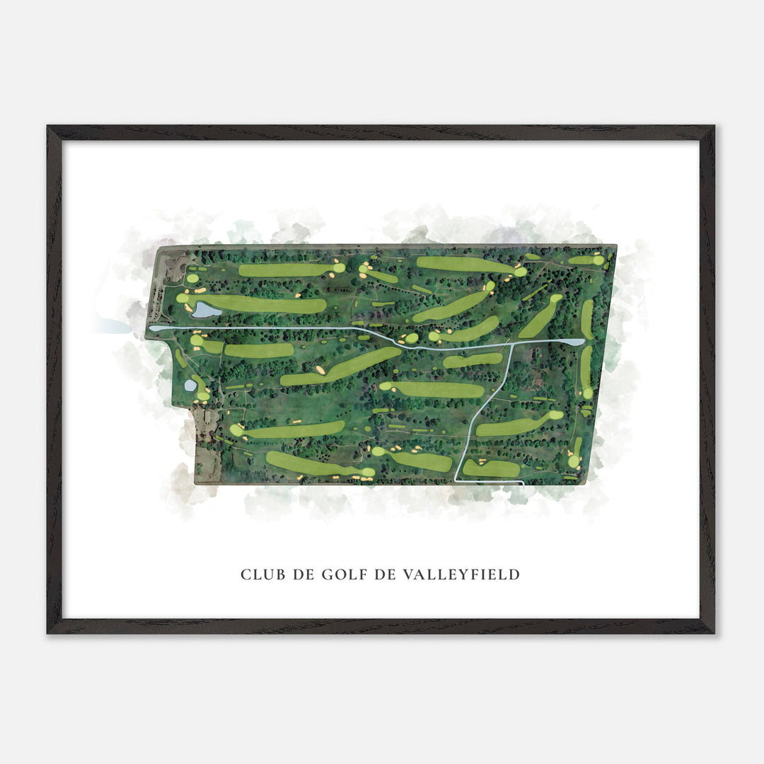 Print of Club De Golf De Valleyfield Classic Map