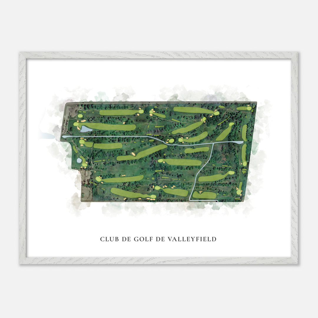 Print of Club De Golf De Valleyfield Classic Map