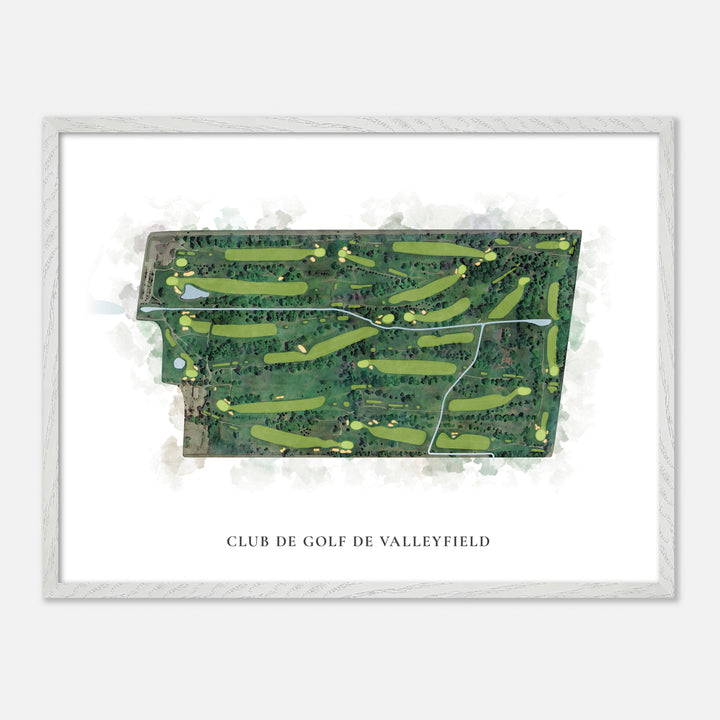 Print of Club De Golf De Valleyfield Classic Map