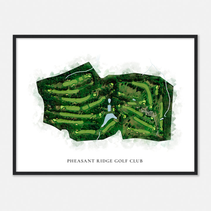 Print of Pheasant Ridge Golf Club Classic Map