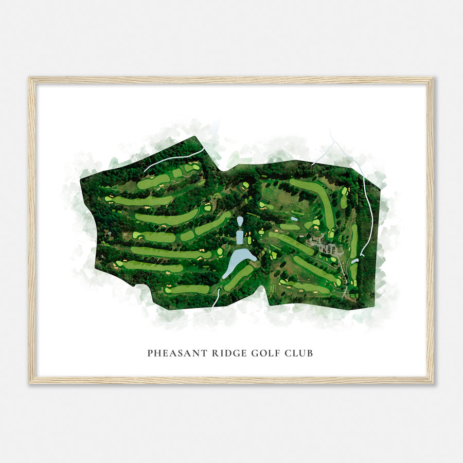 Print of Pheasant Ridge Golf Club Classic Map