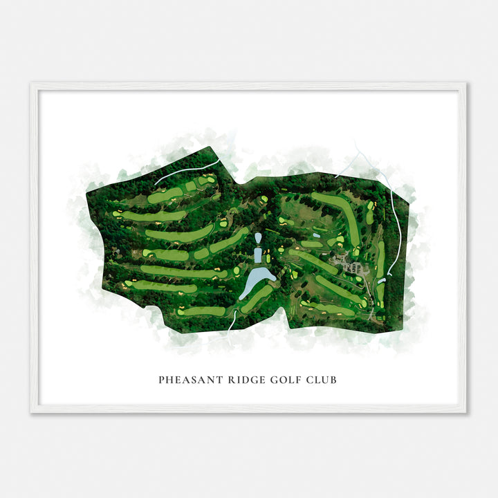 Print of Pheasant Ridge Golf Club Classic Map