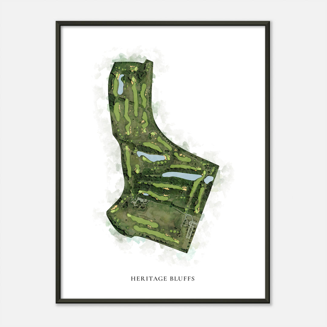 Print of Heritage Bluffs Classic Map