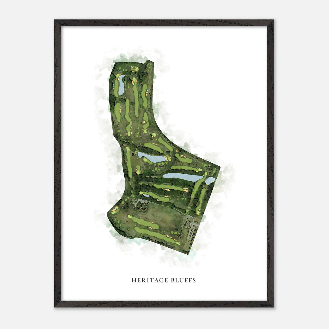 Print of Heritage Bluffs Classic Map