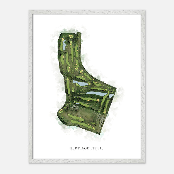 Print of Heritage Bluffs Classic Map