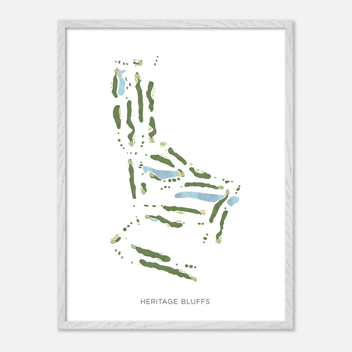 Print of Heritage Bluffs Modern Map