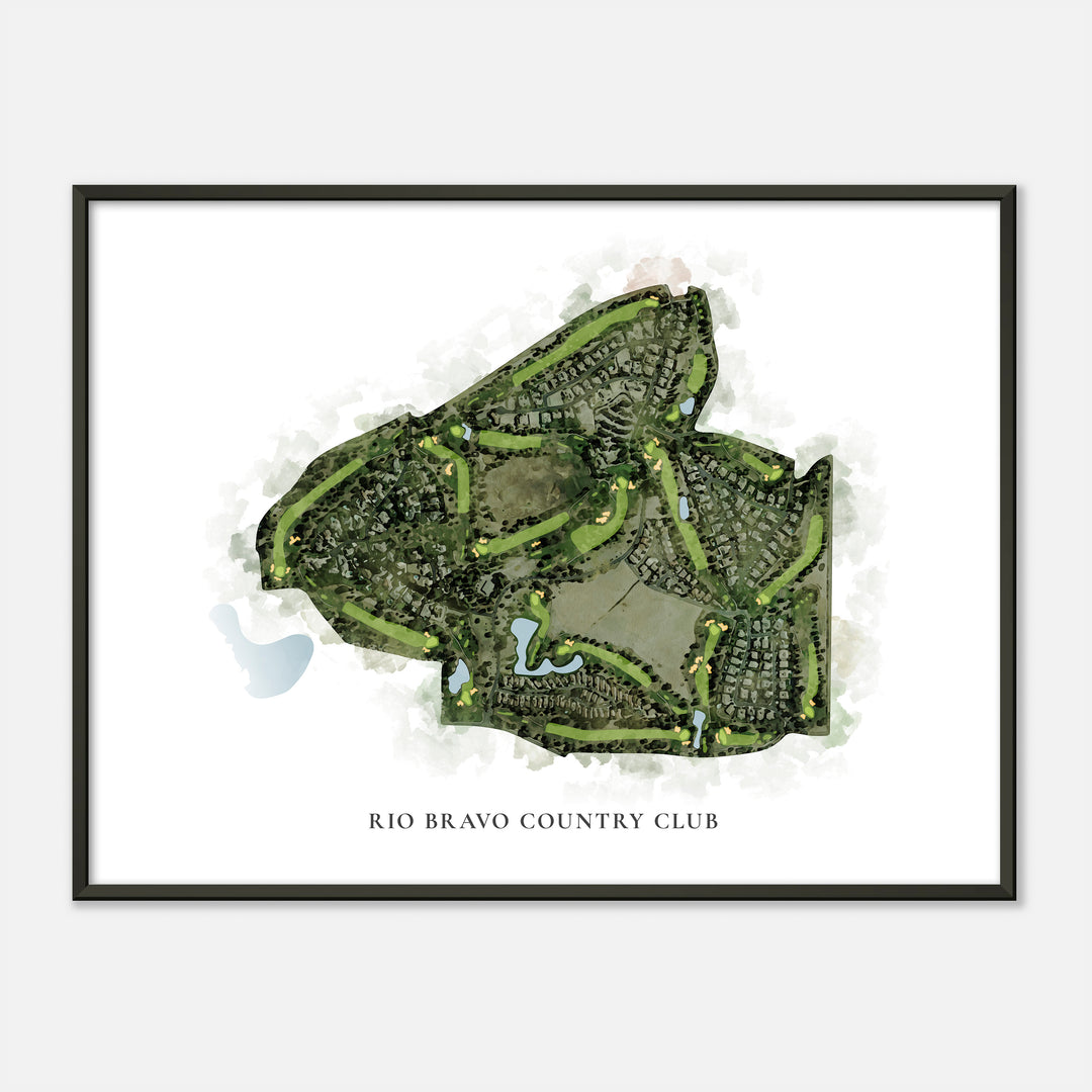 Print of Rio Bravo Country Club Classic Map