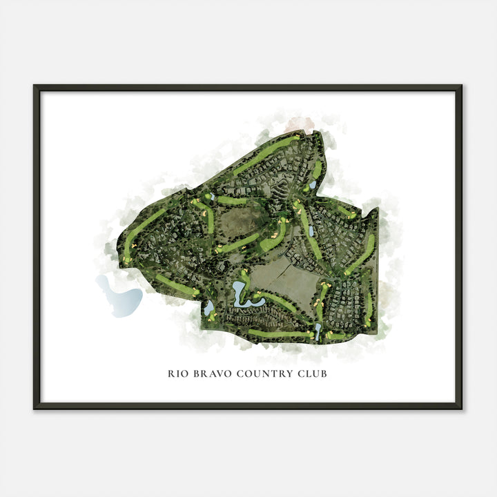 Print of Rio Bravo Country Club Classic Map