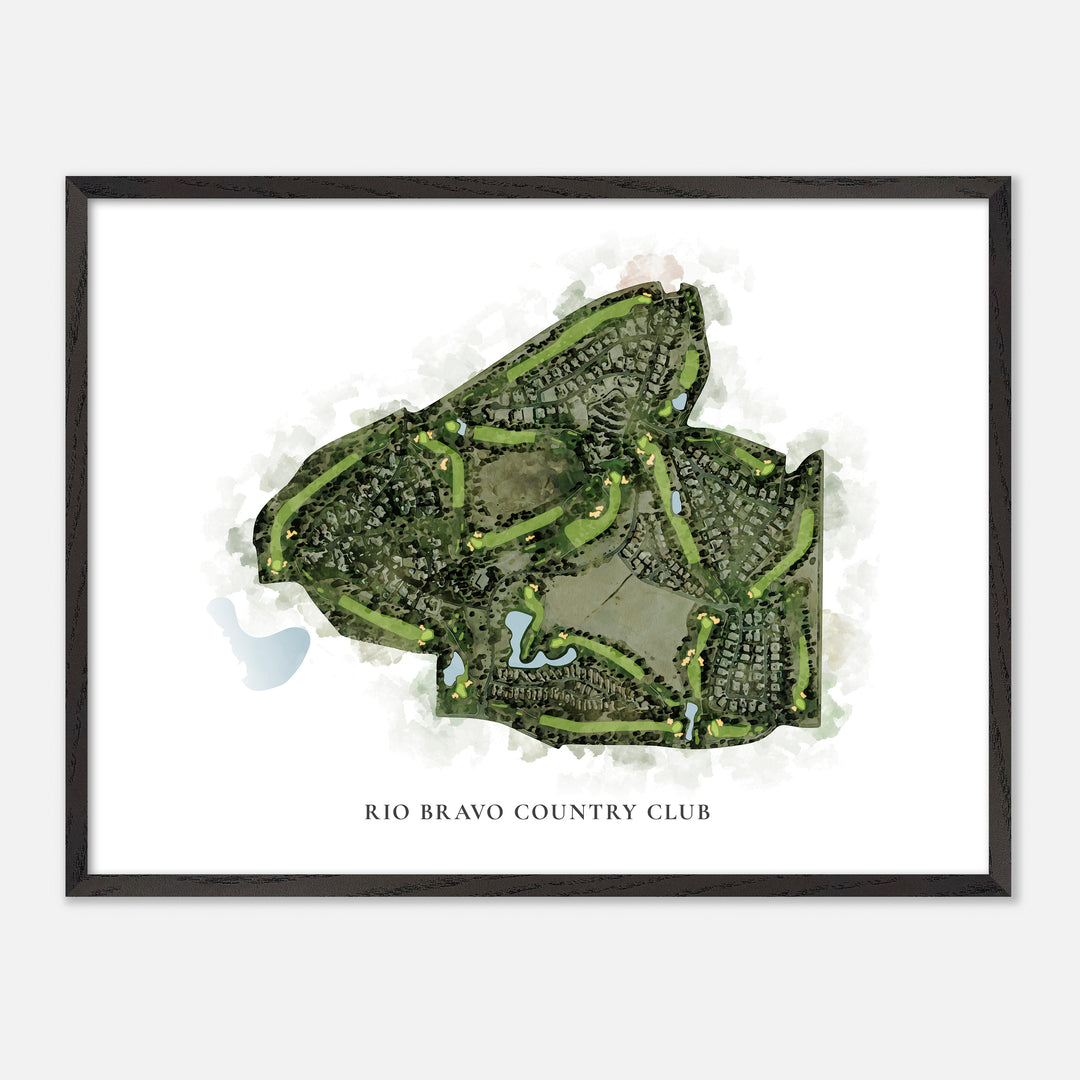 Print of Rio Bravo Country Club Classic Map