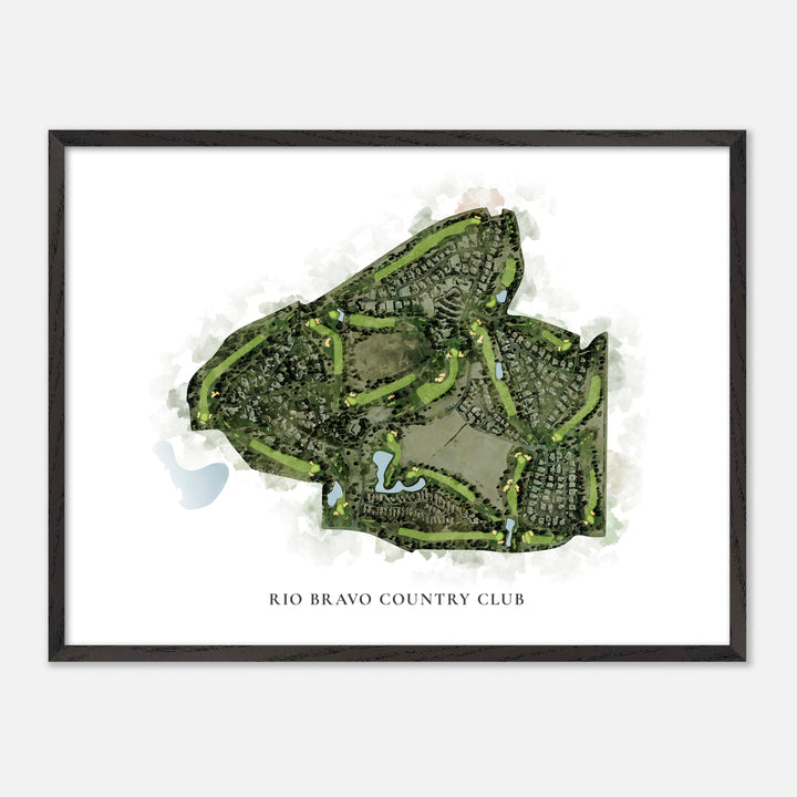 Print of Rio Bravo Country Club Classic Map