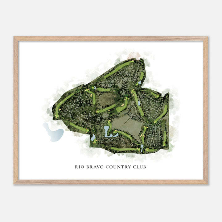 Print of Rio Bravo Country Club Classic Map